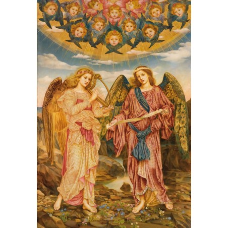  Obraz na płótnie 50x75cm Evelyn De Morgan Chwała w niebie