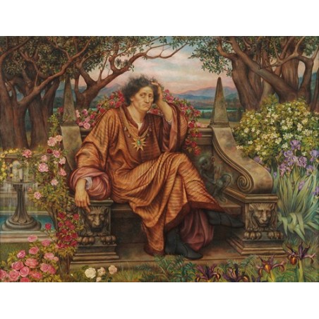  Obraz na płótnie 50x40cm Evelyn De Morgan Dusza w piekle