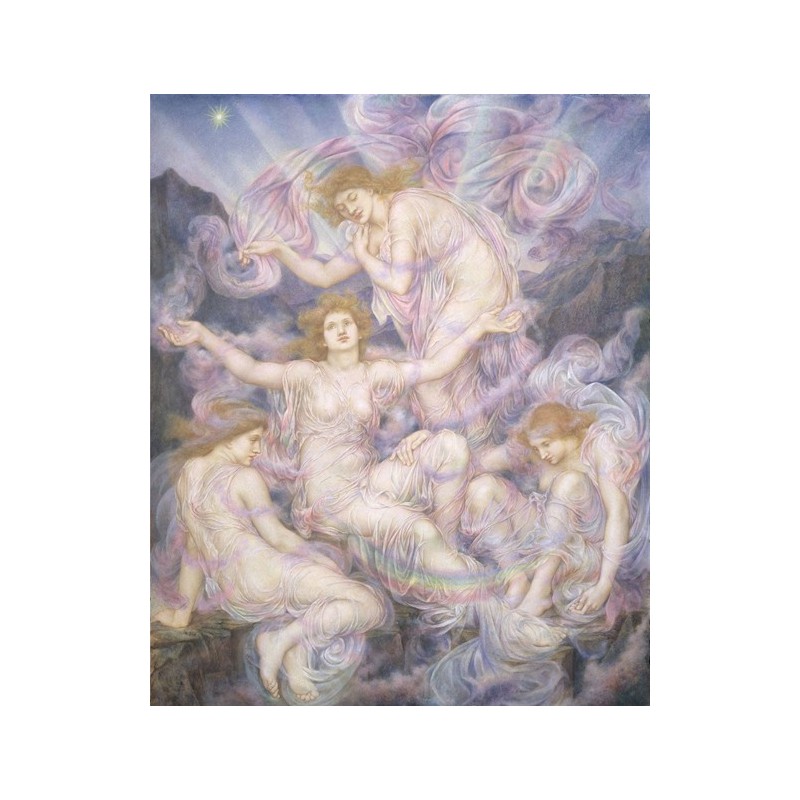  Obraz na płótnie 50x60cm Evelyn De Morgan Córki mgły