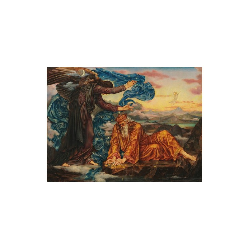  Obraz na płótnie 50x35cm Evelyn De Morgan Związany z ziemią