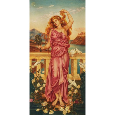 Obraz na płótnie 50x100cm Evelyn De Morgan Helena Trojańska