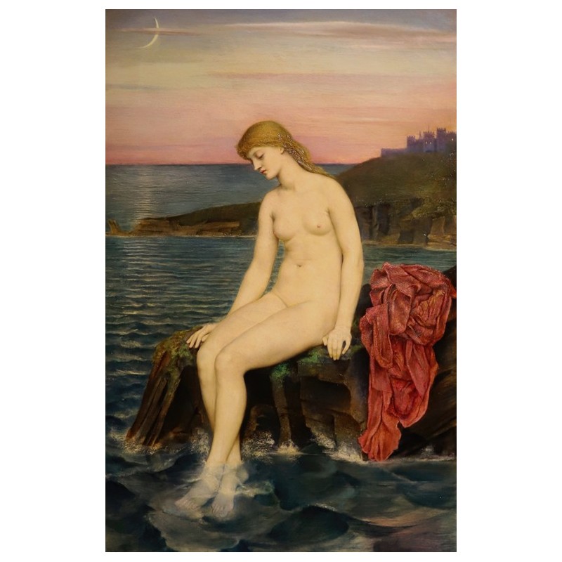  Obraz na płótnie 50x75cm Evelyn De Morgan Mała Syrenka