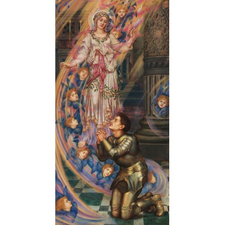  Obraz na płótnie 50x100cm Evelyn De Morgan Nasza Pani Pokoju