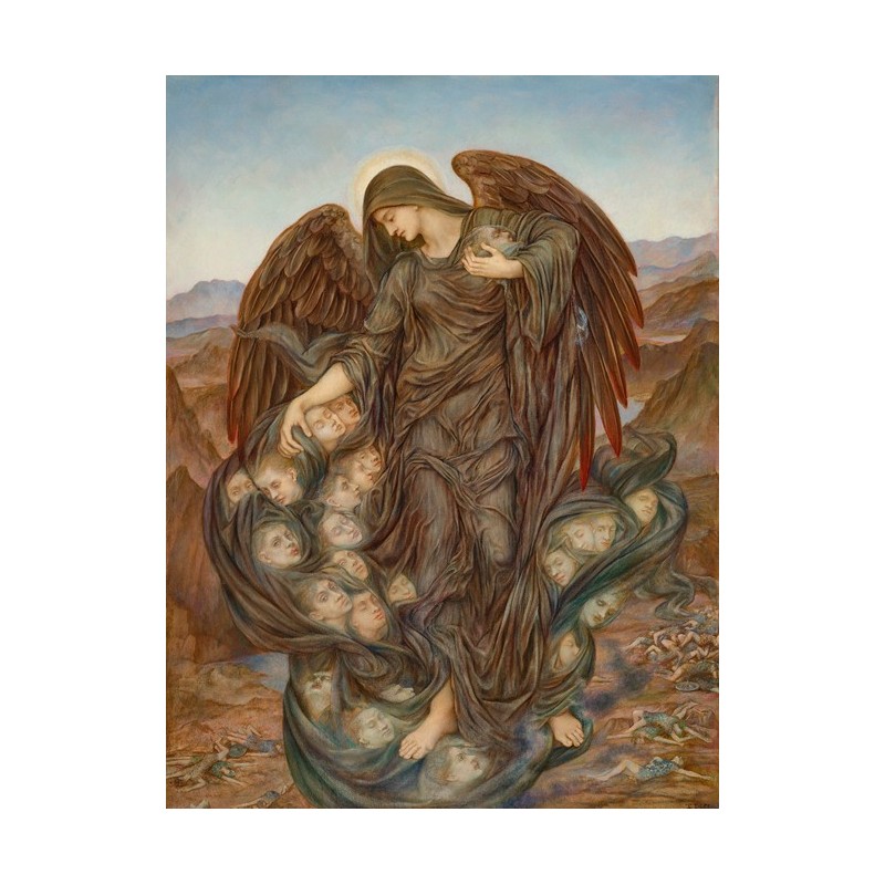  Obraz na płótnie 50x60cm Evelyn De Morgan Pole Poległych