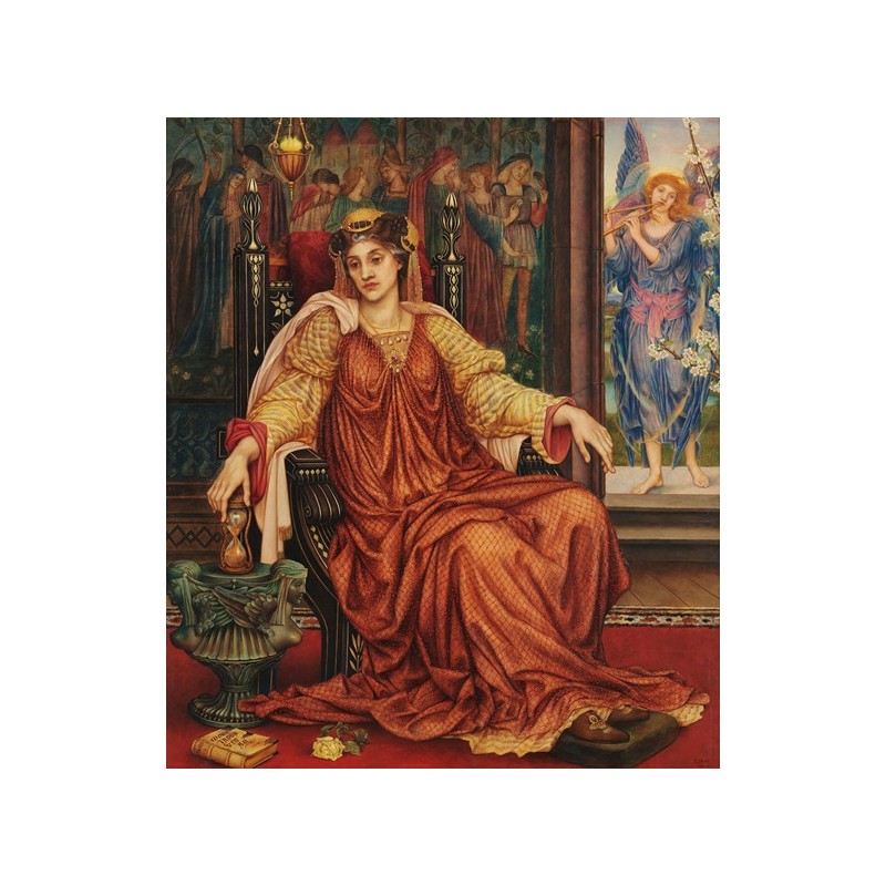  Obraz na płótnie 50x60cm Evelyn De Morgan Klepsydra