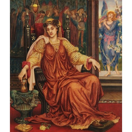  Obraz na płótnie 50x60cm Evelyn De Morgan Klepsydra