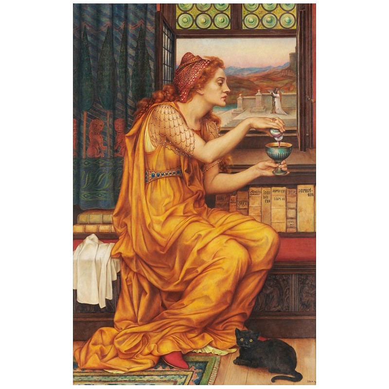  Obraz na płótnie 50x80cm Evelyn De Morgan Eliksir miłości