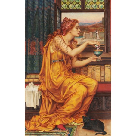  Obraz na płótnie 50x80cm Evelyn De Morgan Eliksir miłości