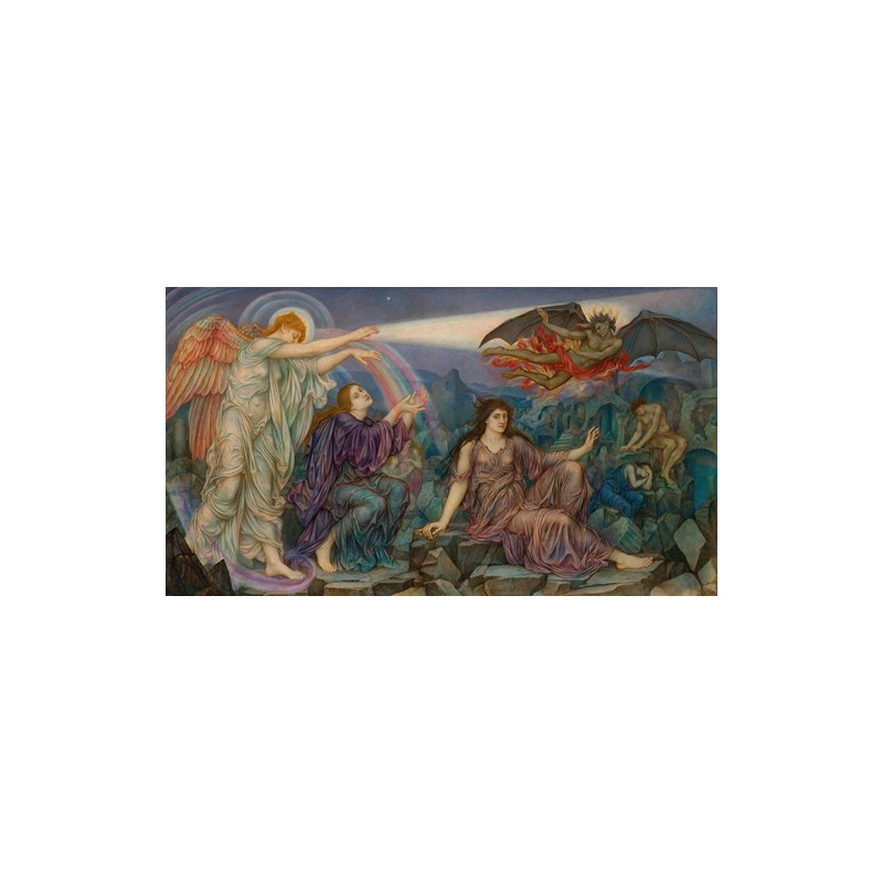  Obraz na płótnie 50x30cm Evelyn De Morgan Reflektor