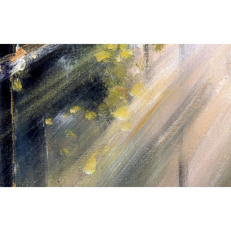  Krajobraz lasu ręcznie malowany 60x90cm