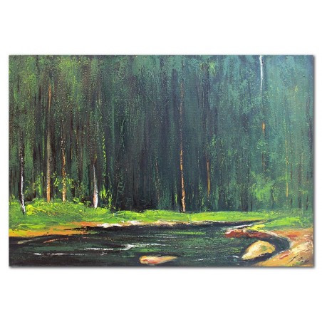  Obraz olejny ręcznie malowany 50x70cm Krajobraz