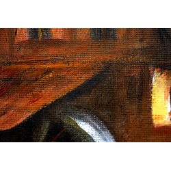 Obraz olejny ręcznie malowany 50x70cm Krajobraz
