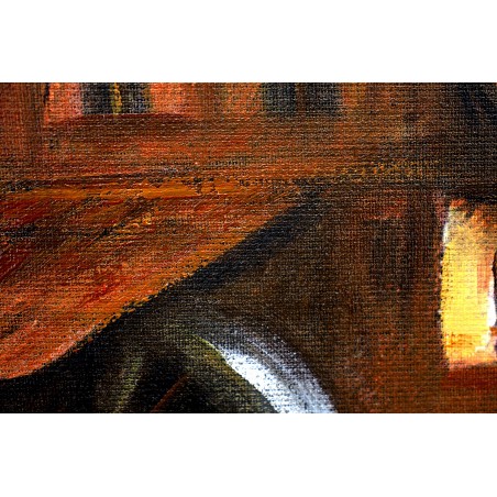 Obraz olejny ręcznie malowany 50x70cm Krajobraz