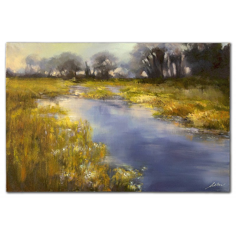  Obraz olejny ręcznie malowany 60x90cm Krajobraz