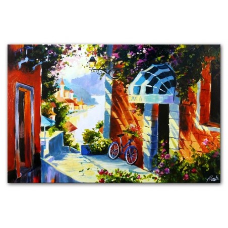 Obraz olejny ręcznie malowany Pejzaż 60x90cm