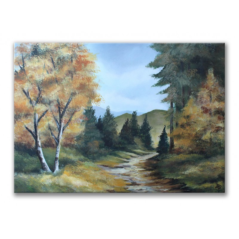  Obraz olejny ręcznie malowany Pejzaż 50x70cm