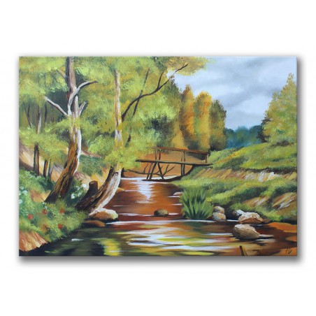  Obraz olejny ręcznie malowany Pejzaż 50x70cm