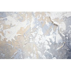  Obraz ręcznie malowany z elementami płatków złota Mgła 60x90cm
