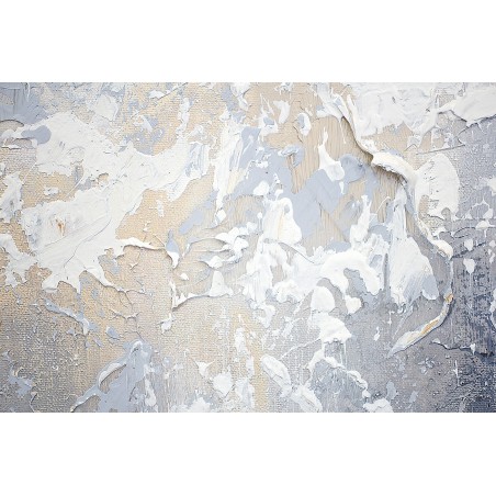  Obraz ręcznie malowany z elementami płatków złota Mgła 60x90cm