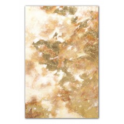  Obraz ręcznie malowany z elementami płatków złota BOHO 60x90cm