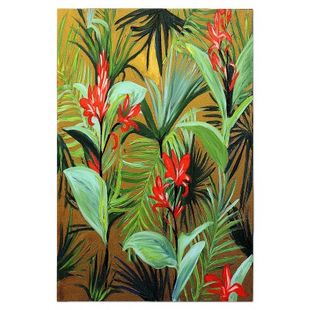 Obraz olejny ręcznie malowany Tropical Island 60x90cm