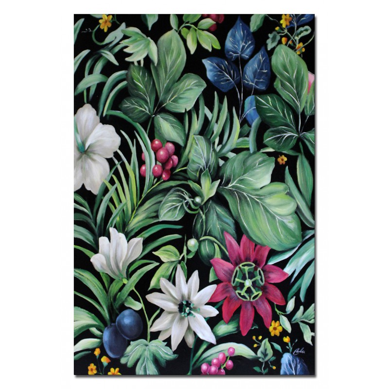  Obraz olejny ręcznie malowany Tropical Island 60x90cm