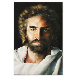  Obraz z Jezusem Chrystusem 60x90cm obraz ręcznie malowany na płótnie