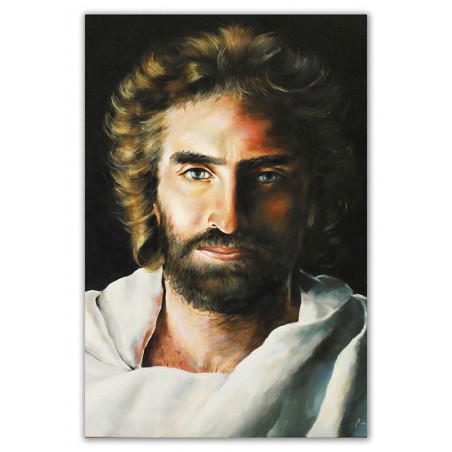  Obraz z Jezusem Chrystusem 60x90cm obraz ręcznie malowany na płótnie