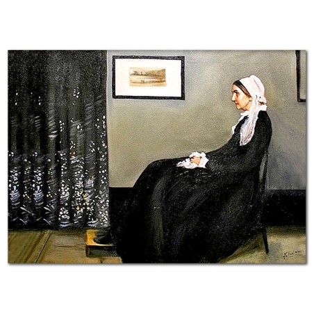  Obraz malowany James McNeill Whistler Matka Whistlera 50x70cm