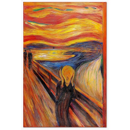 Obraz malowany Edvard Munch Krzyk 80x120cm
