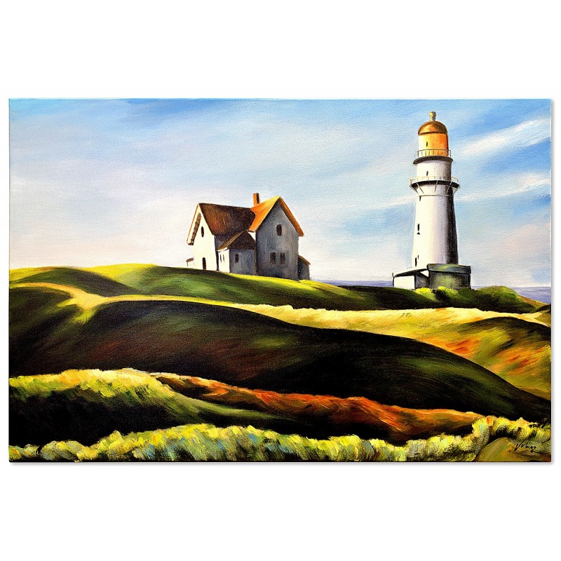  Obraz malowany Edward Hopper Lighthouse Hill
