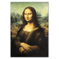 Obraz olejny ręcznie malowany na płótnie 60x90cm Leonardo da Vinci Mona Lisa kopia
