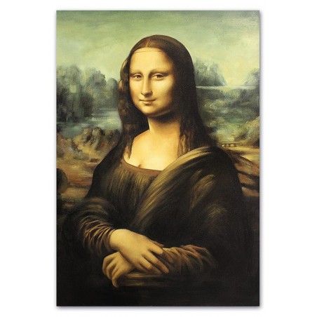 Obraz olejny ręcznie malowany na płótnie 60x90cm Leonardo da Vinci Mona Lisa kopia