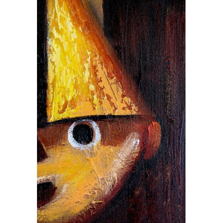  Obraz olejny ręcznie malowany na płótnie 90x60cm Tadeusz Makowski Mali przyjaciele kopia