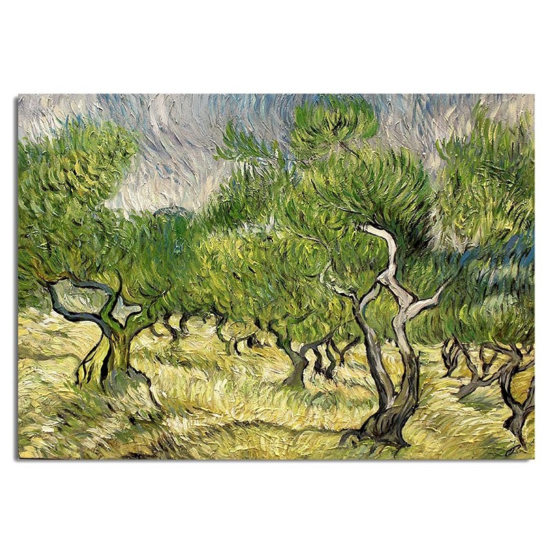 Obraz olejny ręcznie malowany 50x70cm Vincent van Gogh Gaj oliwny