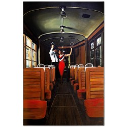  Obraz malowany Jack Vettriano 80x120 cm
