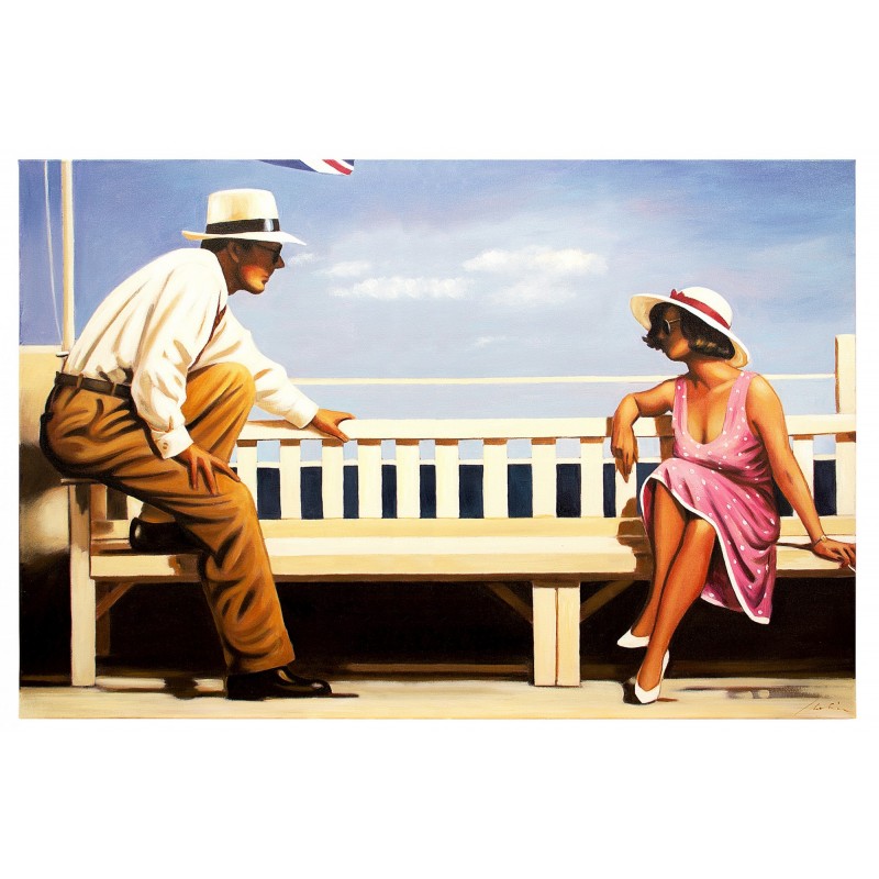 Obraz olejny ręcznie malowany Jack Vettriano Mc Cool 60x90 cm