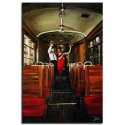  Obraz olejny ręcznie malowany Jack Vettriano 80x120 cm