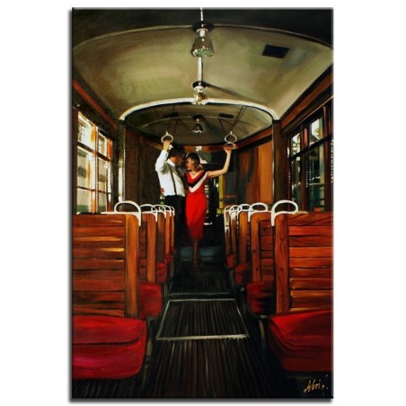  Obraz olejny ręcznie malowany Jack Vettriano 80x120 cm