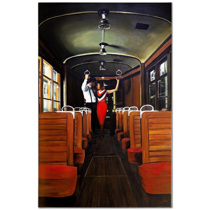  Obraz olejny ręcznie malowany 60x90 cm Jack Vettriano kopia
