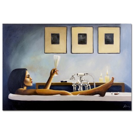  Obraz olejny ręcznie malowany 60x90cm Jack Vettriano kopia