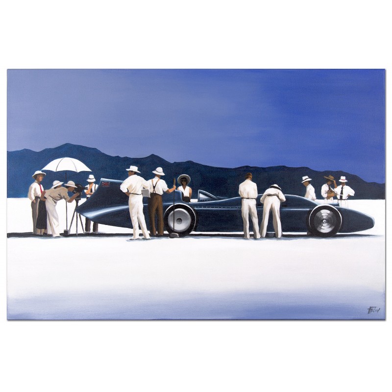  Obraz olejny ręcznie malowany 60x90 cm Jack Vettriano Bluebird at Bonneville