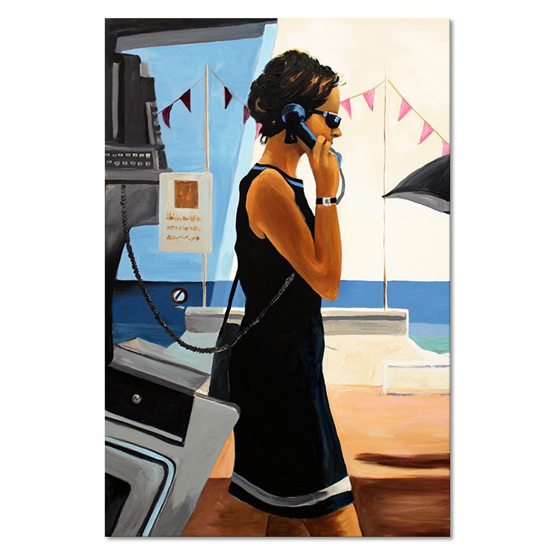  Obraz olejny ręcznie malowany 60x90cm Jack Vettriano kopia