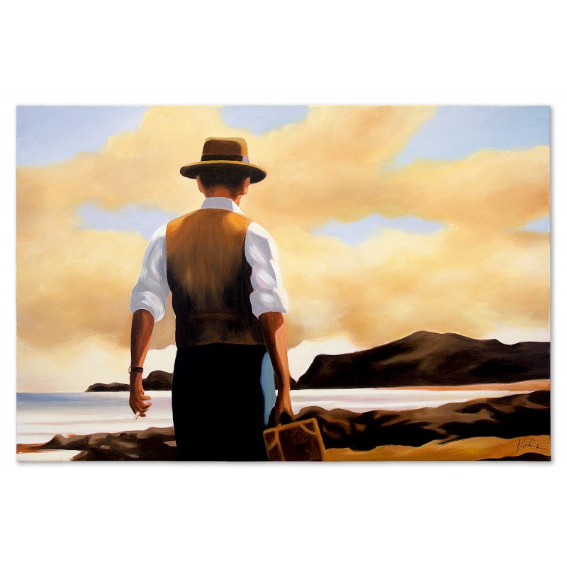 Obraz olejny ręcznie malowany 60x90cm Jack Vettriano kopia