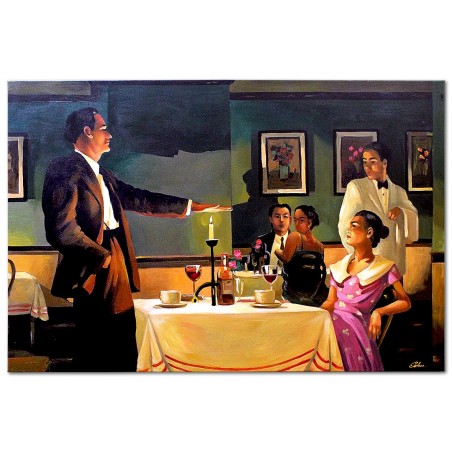  Obraz olejny ręcznie malowany 60x90 cm Jack Vettriano kopia