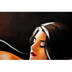  Obraz olejny ręcznie malowany 90x90cm Jack Vettriano kopia