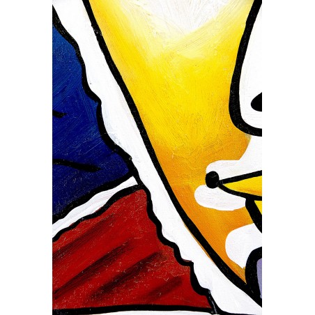 Obraz Pablo Picasso Głowa czytającej kobiety malowany 50x70cm