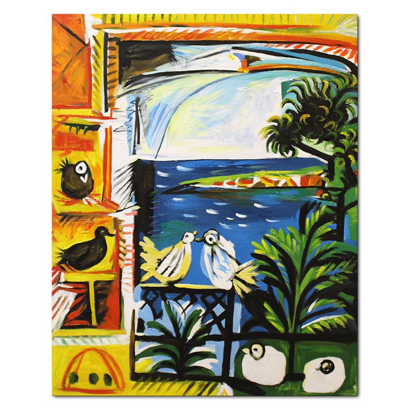  Obraz olejny ręcznie malowany Pablo Picasso kopia 80x100cm
