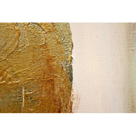  Obraz ręcznie malowany Gustav Klimt Złote łzy Frei 60x90cm z elementami płatków złota