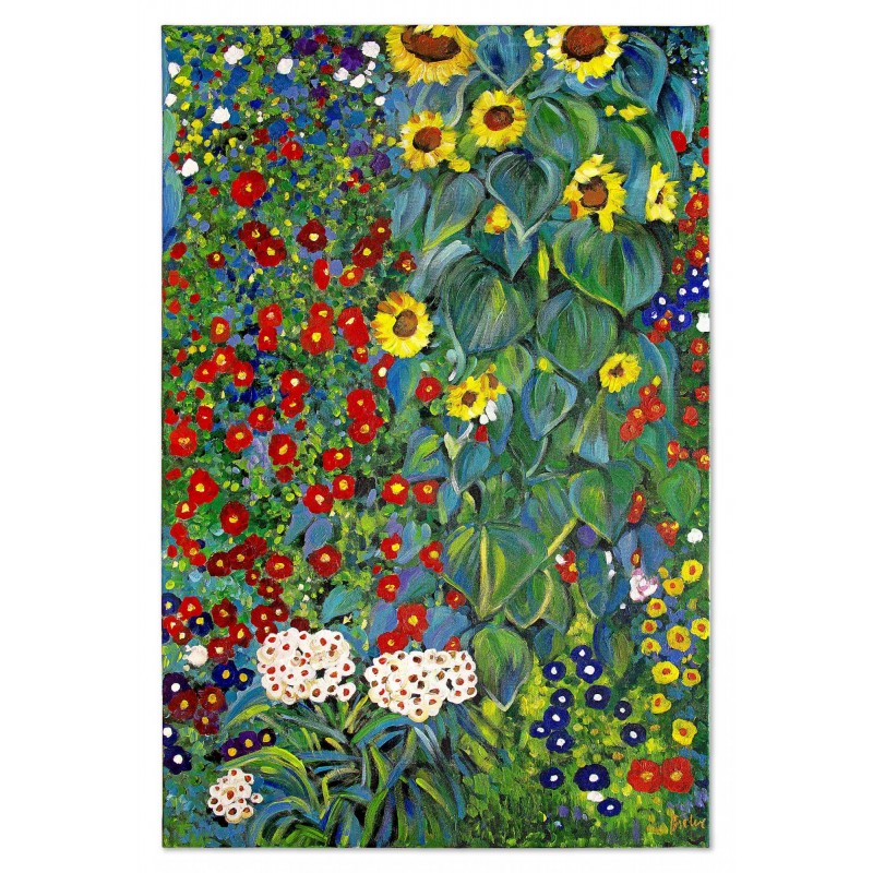 Obraz Gustava Klimta Ogród Wiejski ze słonecznikami 80x120cm